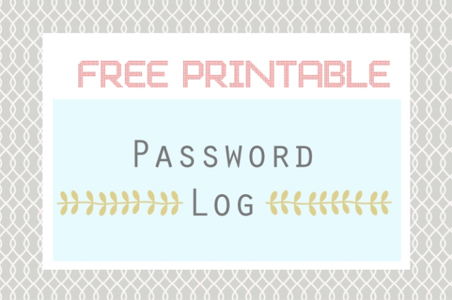 password-log-printable-free-header